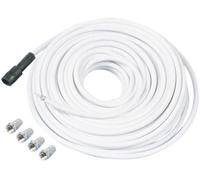 Telestar antenne, SAT Câble de raccordement [1x F mâle - 1x F mâle] 20 m blanc