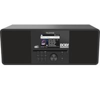 TELESTAR Bobs Rock Radio 2.0 - Dab+/Radio Internet avec Lecteur CD (Radio BOB! Émetteur préinstallé, stéréo, 2 × 15 W, Services de Streaming, Streaming Audio Bluetooth et Fonction d'émission, USB