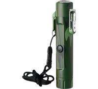 TELESTAR CL 9 - Briquet USB (Briquet à Arc électrique, idéal pour Les activités Outdoor, résistant au Vent et aux intempéries, IP56, Lampe Torche) - Camouflage