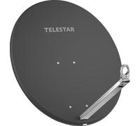 TELESTAR DIGIRAPID 80 A V2 - Parabole Satellite (80 cm, Aluminium, Bras de Fixation Stable et de Haute qualité) - Gris Ardoise
