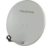 TELESTAR DIGIRAPID 80 S - Parabole Satellite (80 cm, Acier, Support LNB 40 mm) - Gris Clair