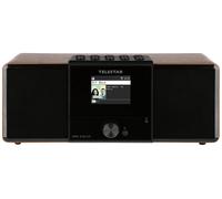 Telestar DIRA S 32i CD Radio-lecteur CD DAB+, FM, Internet DLNA, WiFi, USB, CD, Bluetooth, radio internet avec télécommande bois