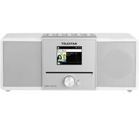 Telestar DIRA S 32i CD Radio-lecteur CD DAB+, FM, Internet DLNA, WiFi, USB, CD, Bluetooth, radio internet avec télécommande blanc