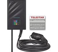 Telestar EC 311-11 KW Smarte Wallbox/Station de Recharge pour E-Autos (Fiche Type 2, Électrique Hybrid Voiture, WLAN, Bluetooth, App Commande, Kfw Förderfähig, IP66) - Noir