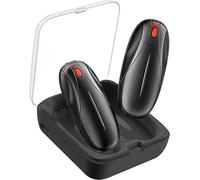 TELESTAR HW 1 - Chauffe-mains USB (2 chauffe-mains rechargeables, fonction chauffante, 3 niveaux de 35 à 55 °C, autonomie jusqu'à 10 h, boîtier de charge) - Noir