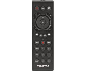 Telestar Télécommande Originale - Télécommande de Remplacement (Compatible avec la série Telestar Top et de Nombreux Autres appareils)
