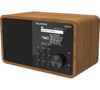 Telestar Top 200 - Radio Dab Plus -Internet (Mono, 10 W, Fonction Bluetooth émetteur-récepteur, Enregistrement USB, système d’Alerte d’Urgence, contrôle Via Application) - Bois