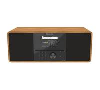 Telestar Radio-lecteur CD TOP 300 Bois – Internet, DAB+, FM, USB, Wi‑Fi, Bluetooth, AUX