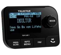 Telestar TOP CAR 1 Récepteur DAB+ Fonction mains-libres, Support à ventouse