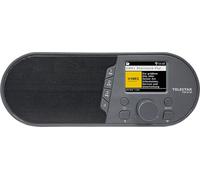 TELESTAR Top IR 50 - Radio Internet (Bluetooth Audio-Streaming, 7 W, Fonction d’Enregistrement USB, Touches de Stations sur l’Appareil, Mode hôtel, télécommande) - Anthracite