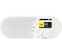 TELESTAR Top IR 50 - Radio Internet (Bluetooth Audio-Streaming, 7 W, Fonction d’Enregistrement USB, Touches de Stations sur l’Appareil, Mode hôtel, télécommande) - Blanc