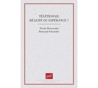Télétravail : réalité ou espérance ? Nicole Rosensohn (Auteur), Bertrand Schneider (Auteur)