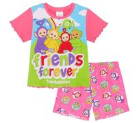 Teletubbies Pyjama Court 100% Coton pour Fille de 6 Mois à 5 Ans, Friends Forever, 3-4 Ans