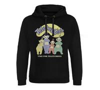 Teletubbies Sweat à Capuche Pullover Noir Manches Longues Taille S-2XL
