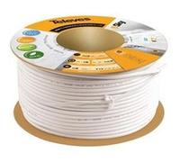 Televes câble coaxial 16 vatc cuivre-aluminium class a 3ghz blanc pvc Blanc G
