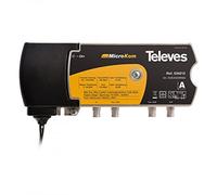 Televes KVE 2025RK65 BK Verstärker, (1 GHz - Verstärkung: 20 dB/25 dB), oder passivem Rückkanal: 5-65 MHz (534212)
