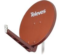 TELEVES Miroir SAT-ALU 85x95cm rouge brique S85QSD-Z