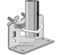 TELEVES Pied de mât pour mât d'antenne jusqu'à D = 60mm MAFU60Z
