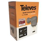 Televes Convertisseur abaisseur de fréquence Preisner SPU44EN LNB 10,7-11,7 GHz Blanc