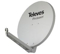 Televes S85QSD-W antenne satellites 10,7 - 12,75 GHz Gris, Blanc