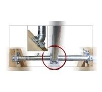 Televes Support de chevron SPAHA48/1300B 52-87cm Longueur 1300mm Tuiles plates (SPAHA48/1300B)