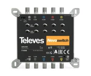 televes Televes Amplificateur 5 voies 5-15dB pour MSNEVO sans NT MS510VGQ Quantité:1