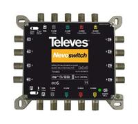 televes Televes Multiswitch 5 vers 8 en fonte NEVO avec NT quad cascade MS58NCQ Quantité:1