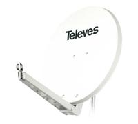 televes Televes QSD-Line Réflecteur décalé 75 × 85 cm Ral9002 S75QSD-W Quantité:1