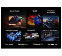 TCL P8K 85P8K TV 2,16 m (85") 4K Ultra HD Smart TV Wifi Métallique 450 cd/m²