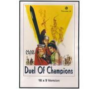 Téléviseur grand écran Duel of Champions 16x9.