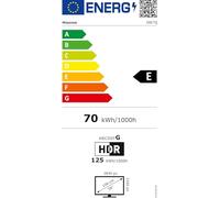 Téléviseur Hisense 58E7Q de 58″, écran QLED & DLED, Smart TV avec Game Mode Plus, Filmmaker Mode, Dolby Vision Atmos, HDR10, HLG, 4K HDR immersive, AI 4K Upscaler, son Dolby MS12, DTS X, et commande