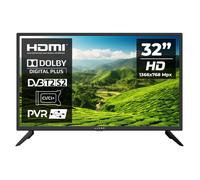 Slim TV 32" Pouces [80 cm, Triple Tuner, DVB-T2, CI, CI+] Lecteur Multimédia Via Port USB