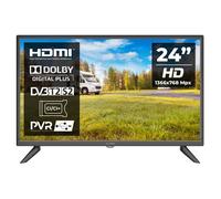 Téléviseur Kiano SlimTV 24"" Travel TV LED idéal pour le camping-car