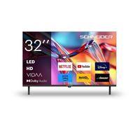 Schneider Téléviseur LED 32A2 32" (81 cm) Smart Vidaa HD 1366x768 HDMIx3 USBx2 Netflix Noir
