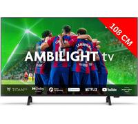 Téléviseur LED 4K 108 cm 43PUS8349 Téléviseur Ambilight Dolby Atmos