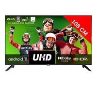 Téléviseur LED 4K 108 cm CHIQ U43GLX Android Smart TV - UHD - 4K