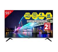 Téléviseur LED 4K UHD - HAIER - H55K800UX - 55 pouces - Google TV - Dolby Vision