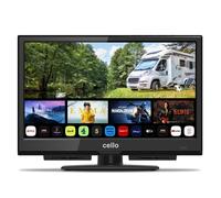 Cello Téléviseur Intelligent C1624WS 16" 12 V, WebOS, Freeview Play, FreeSat, Bluetooth, Son Pitch Perfect, Prime Video, Apple, DAZN - Idéal pour Camping-Cars, camions et Bateaux, Petit écran 230 V
