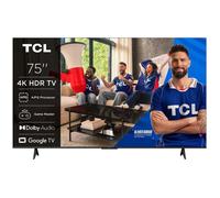 Téléviseur LED LCD TCL 75P6L Google TV 4K HDR