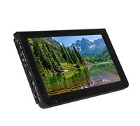 Téléviseur LED Portable 10 Pouces, Mini Moniteur TV HD 1080p avec Antenne pour Le Camping en Plein Air, Prend en L'entrée USB AV HDMI SD, alimenté par Batterie