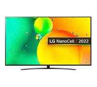 Téléviseur LG 75NANO76 - 4K UHD - Smart TV - 3 ports HDMI - Compatible HDR