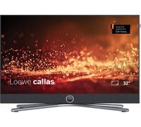 Téléviseur Loewe callas 32, 32 pouces, conçu en Allemagne, écran LED, HDR10, Dolby Atmos, Smart TV, Full HD, barre de son intégrée, HDMI et USB