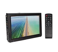 Téléviseur Numérique Portable 10 Pouces, Petit Téléviseur LED ATV 1080p pour Voiture, Télévision LED avec Antenne, Télécommande, Haut-parleurs, avec VGA, AV, HDMI, USB, Port de