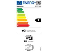 Téléviseur OLED 4K - LG - 77 pouces - Dalle OLED Evo - 3840 x 2160 pixels - HDR - Smart TV WebOS - Wi-Fi intégré