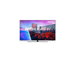 Téléviseur OLED 65 Philips 65OLED851/12 4K Smart TV Ambilight 3 côtés Titan OS HDMI 2.1 HDR Dolby Vision Noir métallique