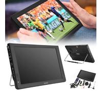 Téléviseur portable 12 pouces DVB-T-T2 - DILWE - Résolution 1280x800 - Noir