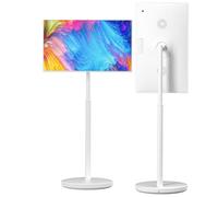 Téléviseur portable 4K avec batterie rechargeable et support roulant, écran de projection sans fil pour salon, cuisine, chambre à coucher, balcon, jardin - 32", 4+64G