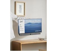 CREATE Téléviseur intelligent portable MOVE STUDIO 24'' Batterie Écran antireflet Dolby Audio Blanc