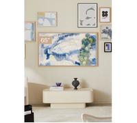 TV ART MATTE - Téléviseur Intelligent QLED 4K Avec Écran Antireflet Et Galerie D'art Bois Clair