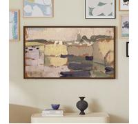TV ART MATTE 55" - Téléviseur Intelligent QLED 4K Avec Écran Antireflet Et Galerie D'art Bois Foncé